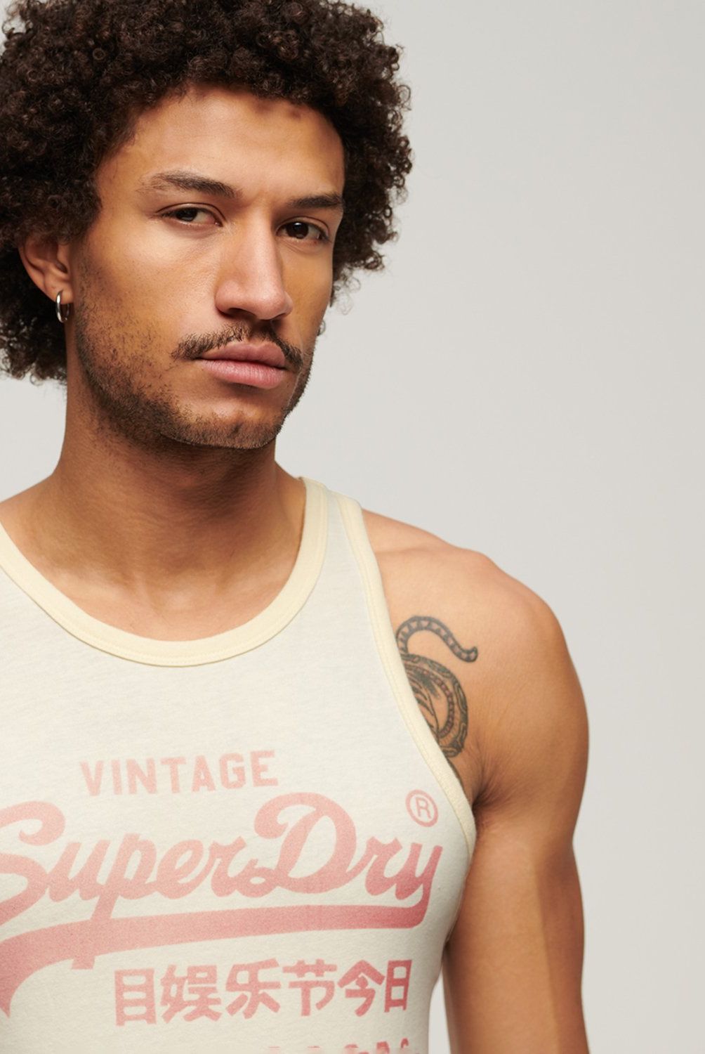SUPERDRY - Polera Sin Manga Superdry Vintage para Hombre