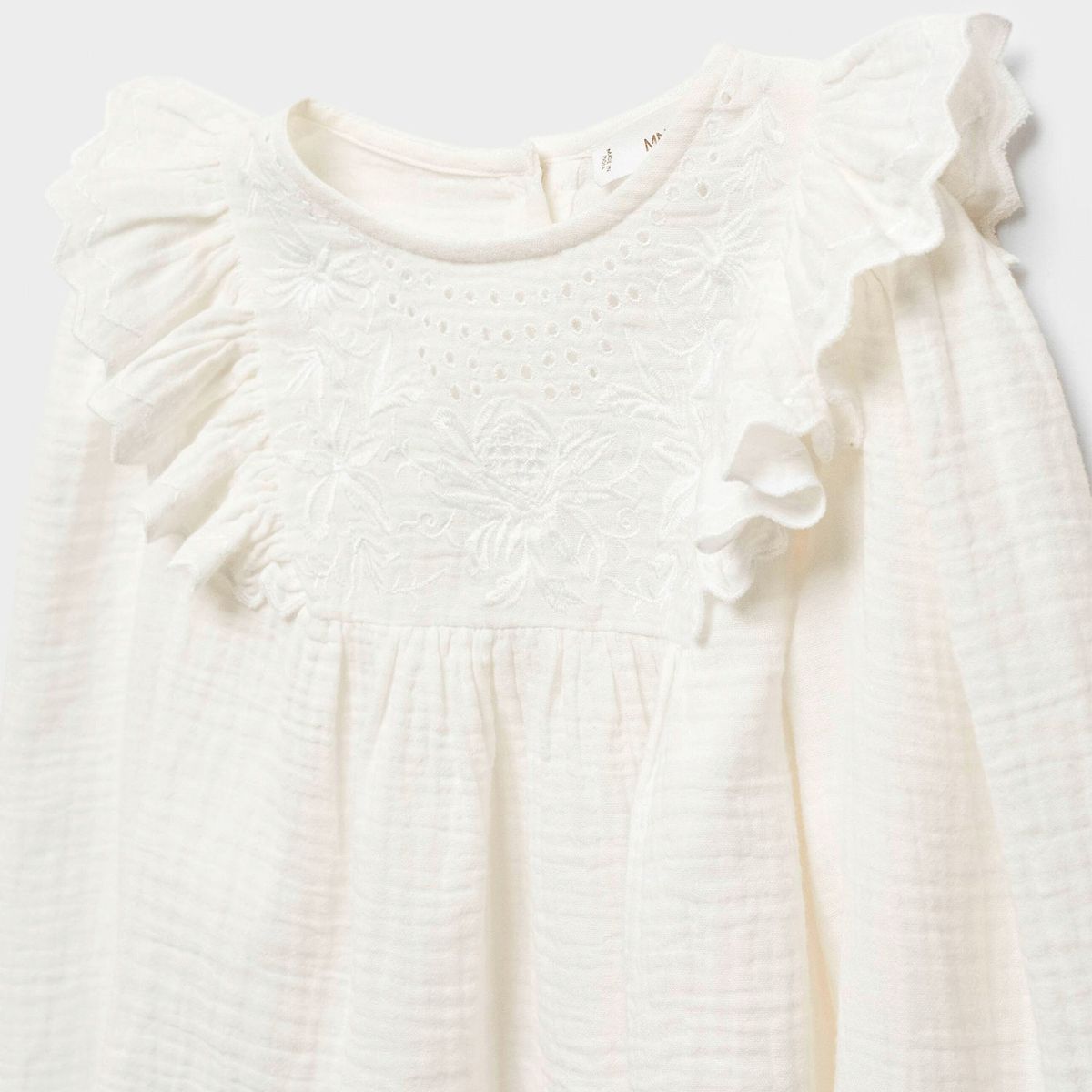 MANGO KIDS - Blusa Plumeti Volantes Niña Mango Kids