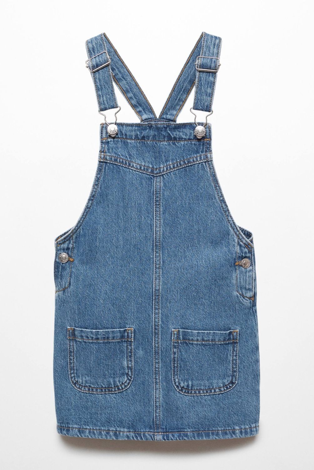 MANGO KIDS - Vestido Corto Vaquero Niña Mango Kids