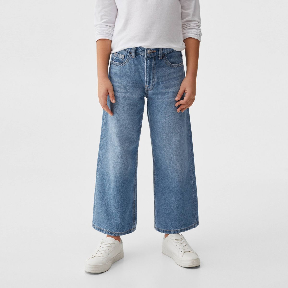 MANGO KIDS - Jeans Culotte Algodón Niña Mango Kids