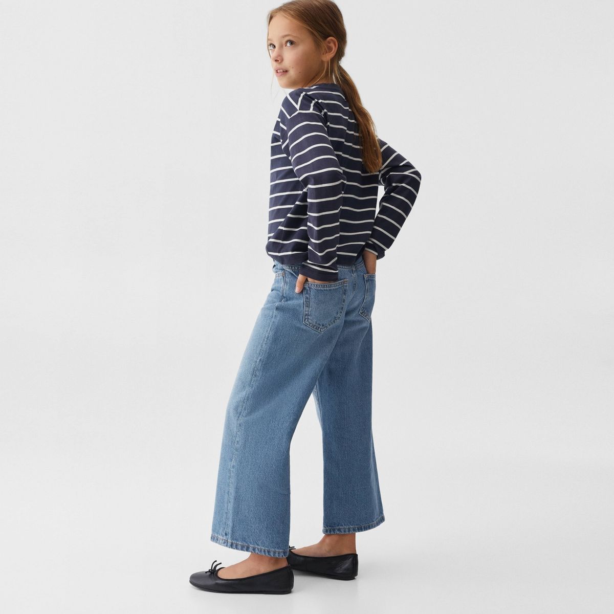 MANGO KIDS - Jeans Culotte Algodón Niña Mango Kids