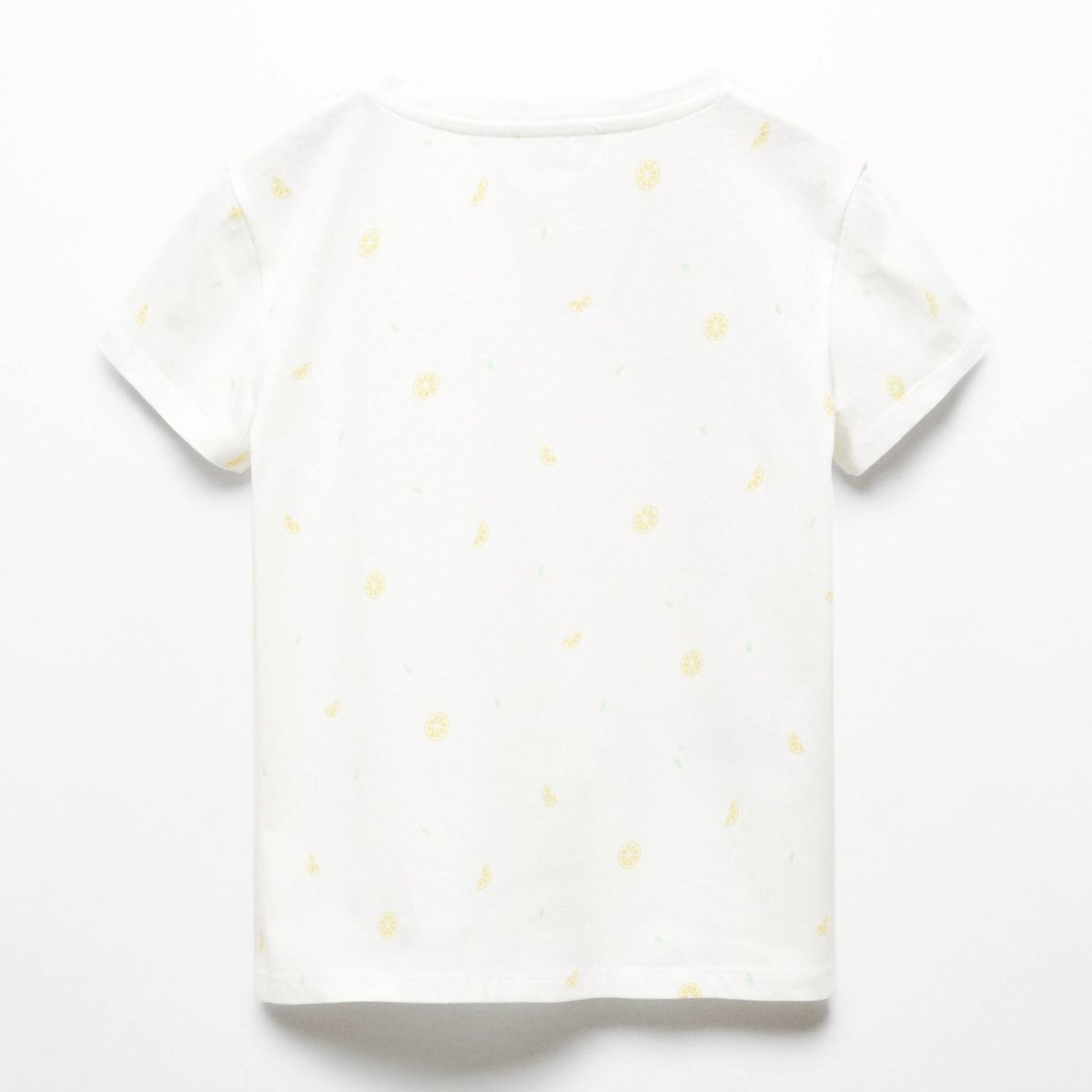 MANGO KIDS - Polera Mango Kids Logo Manga Corta para Niña