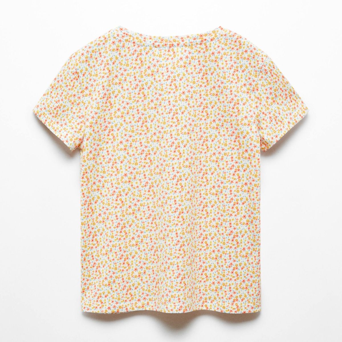 MANGO KIDS - Polera Mango Kids Logo Manga Corta para Niña