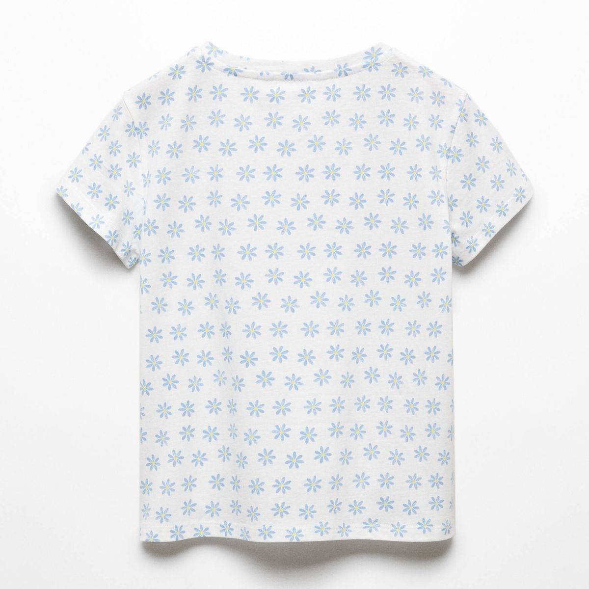 MANGO KIDS - Polera Mango Kids Logo Manga Corta para Niña