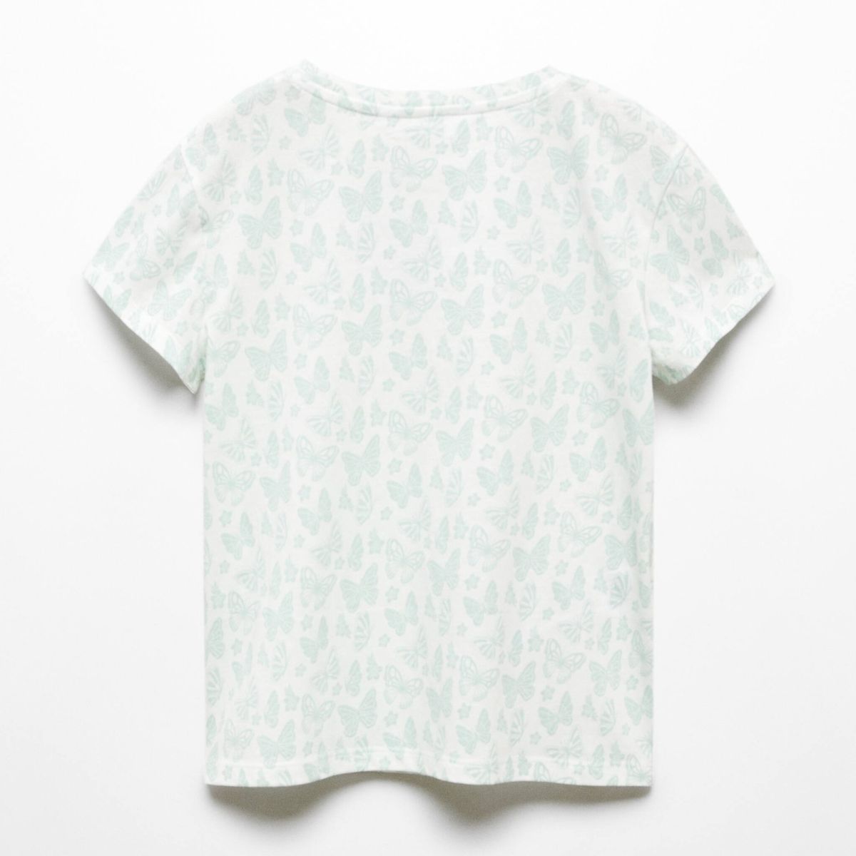 MANGO KIDS - Polera Mango Kids Logo Manga Corta para Niña
