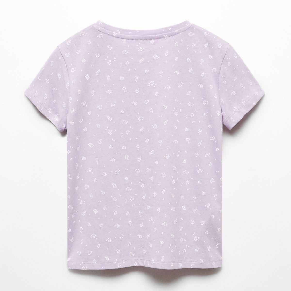 MANGO KIDS - Polera Mango Kids Logo Manga Corta para Niña