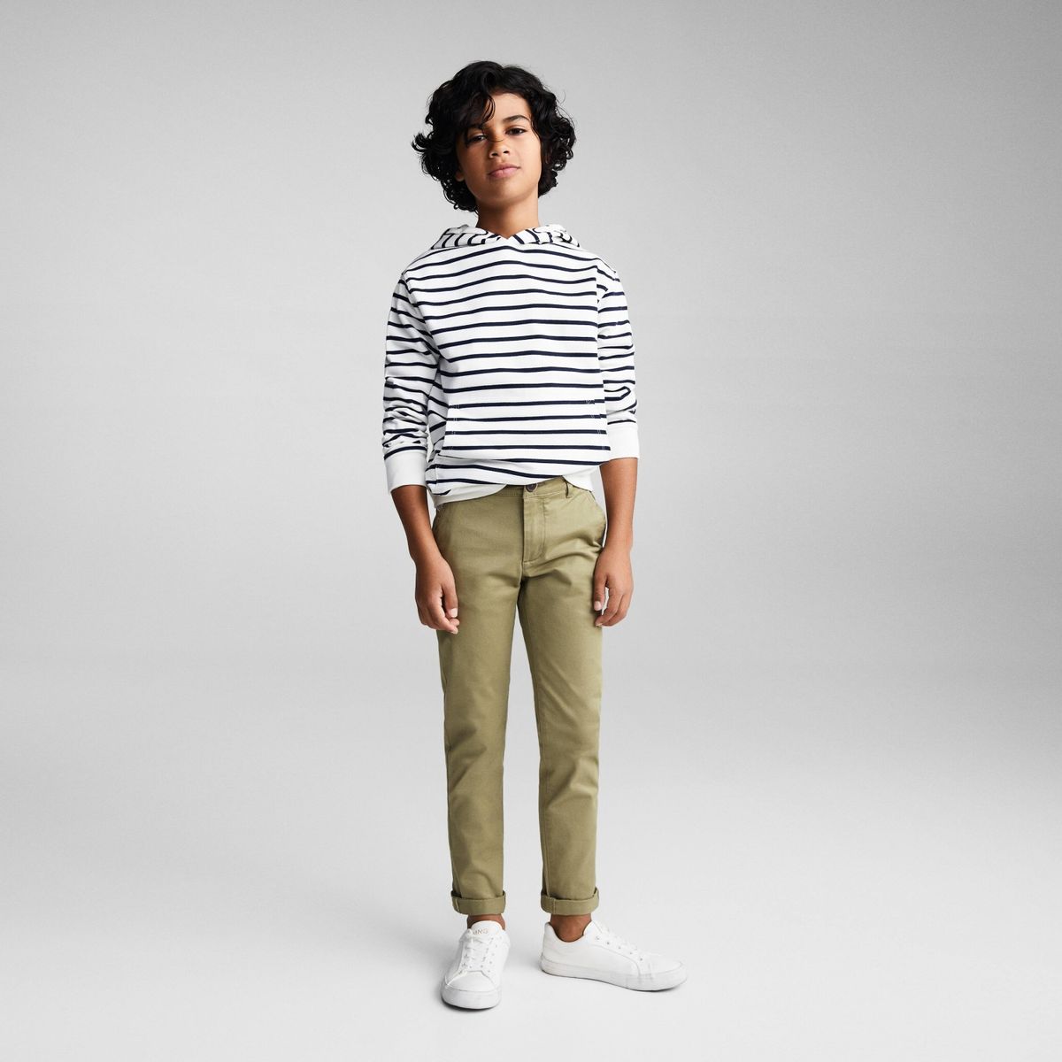 MANGO KIDS - Pantalón Chino Algodón Niño Mango Kids