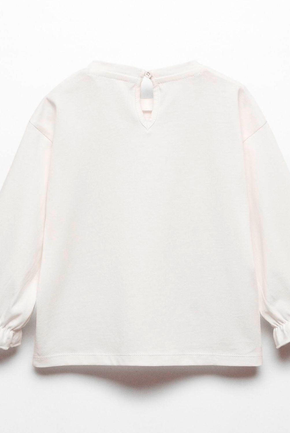 MANGO KIDS - Polera Mariposas Bordadas Bebé Niña Mango Kids