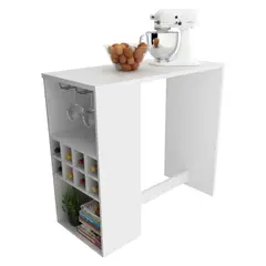 TECNOMOBILI - Mueble De Cocina Isla Blanco Espesor 15Mm Tecnomobil