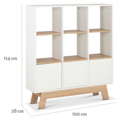 Imagen 2 del producto Librero Cordoba 3 Repisas 3 Puertas