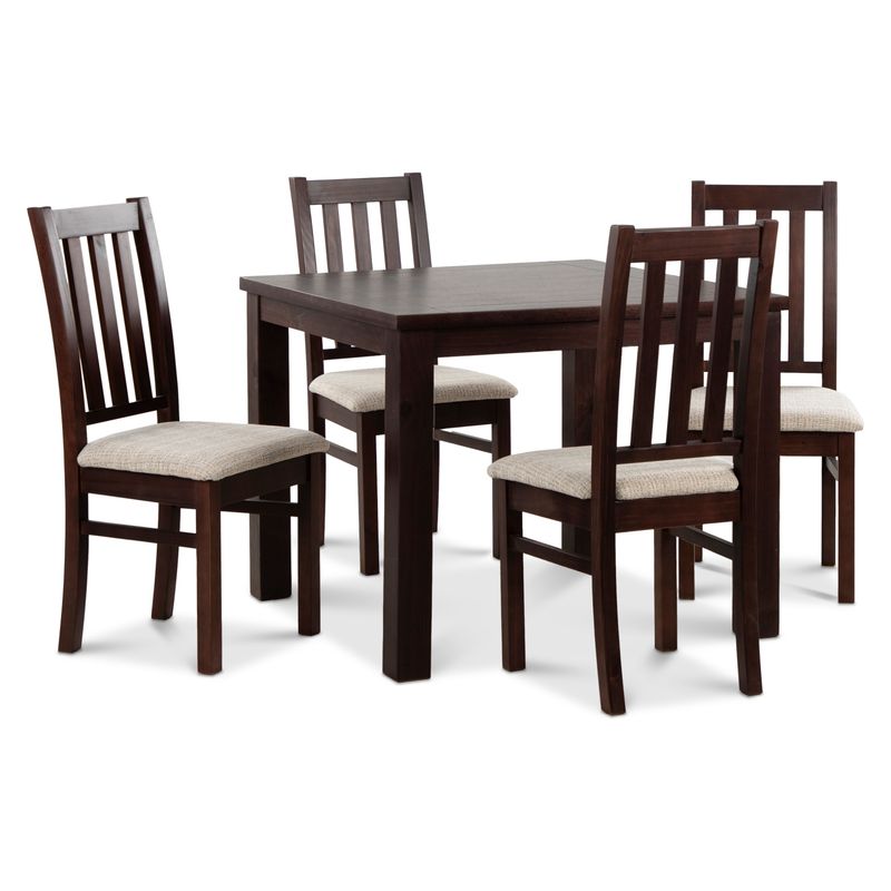 CIC - Juego De Comedor Ñuble 120X120 Cm 4 Puestos Cic