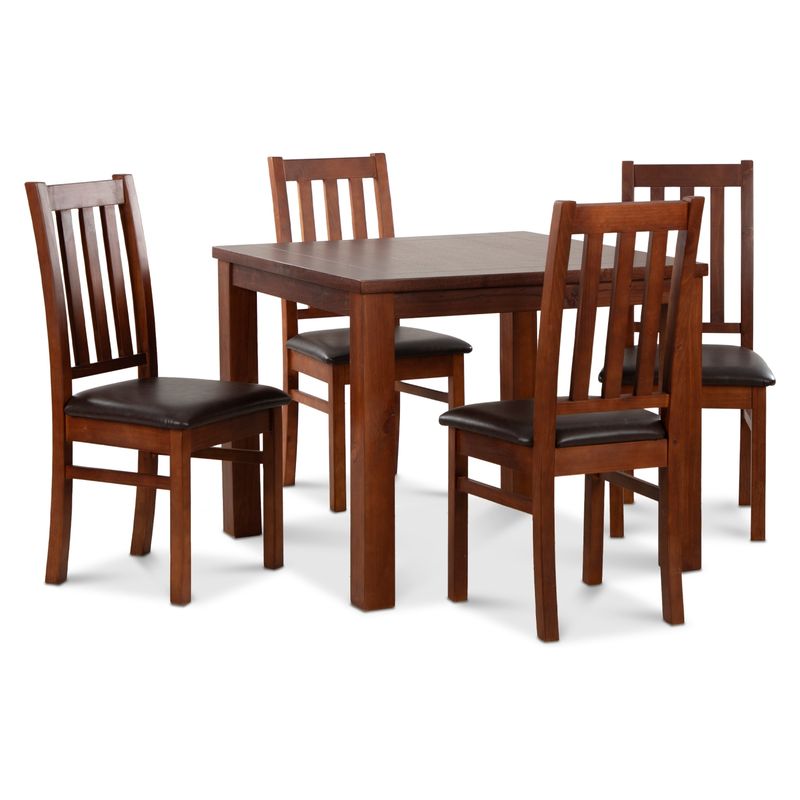 CIC - Juego De Comedor Ñuble 120X120 Cm 4 Puestos Cic