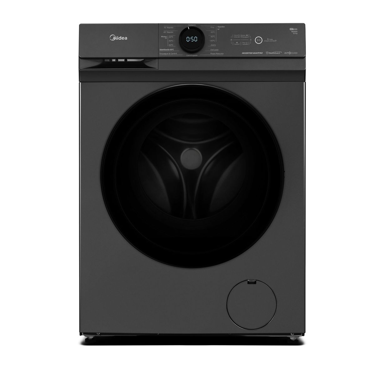 MIDEA - Lavadora Automática Frontal 12,5Kg Mf100W125B/T Midea