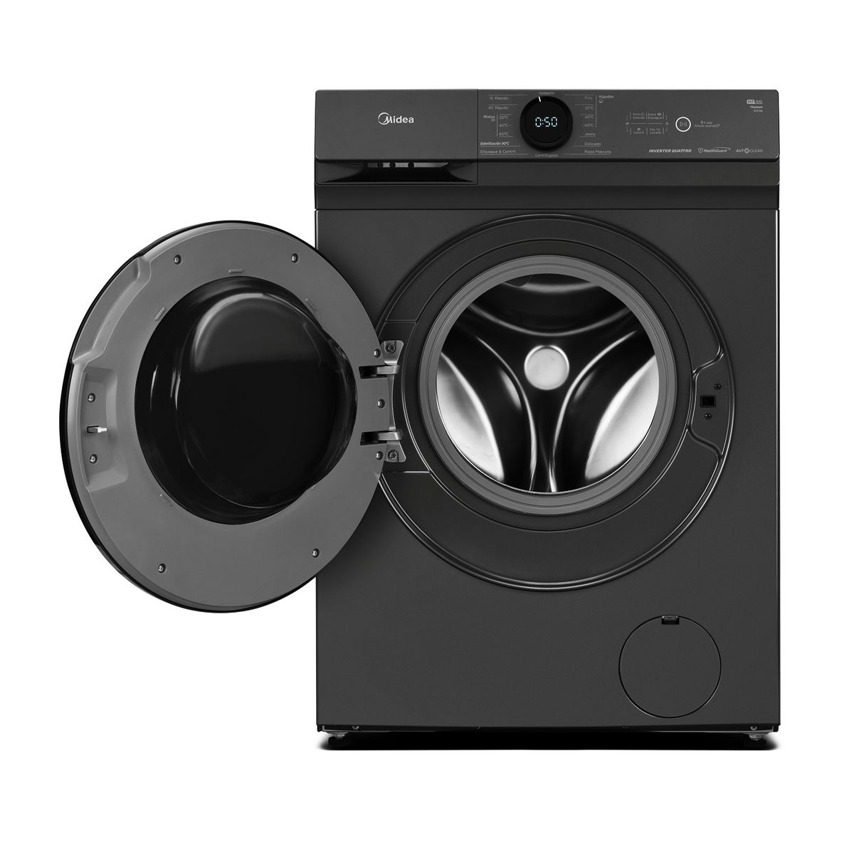 MIDEA - Lavadora Automática Frontal 12,5Kg Mf100W125B/T Midea