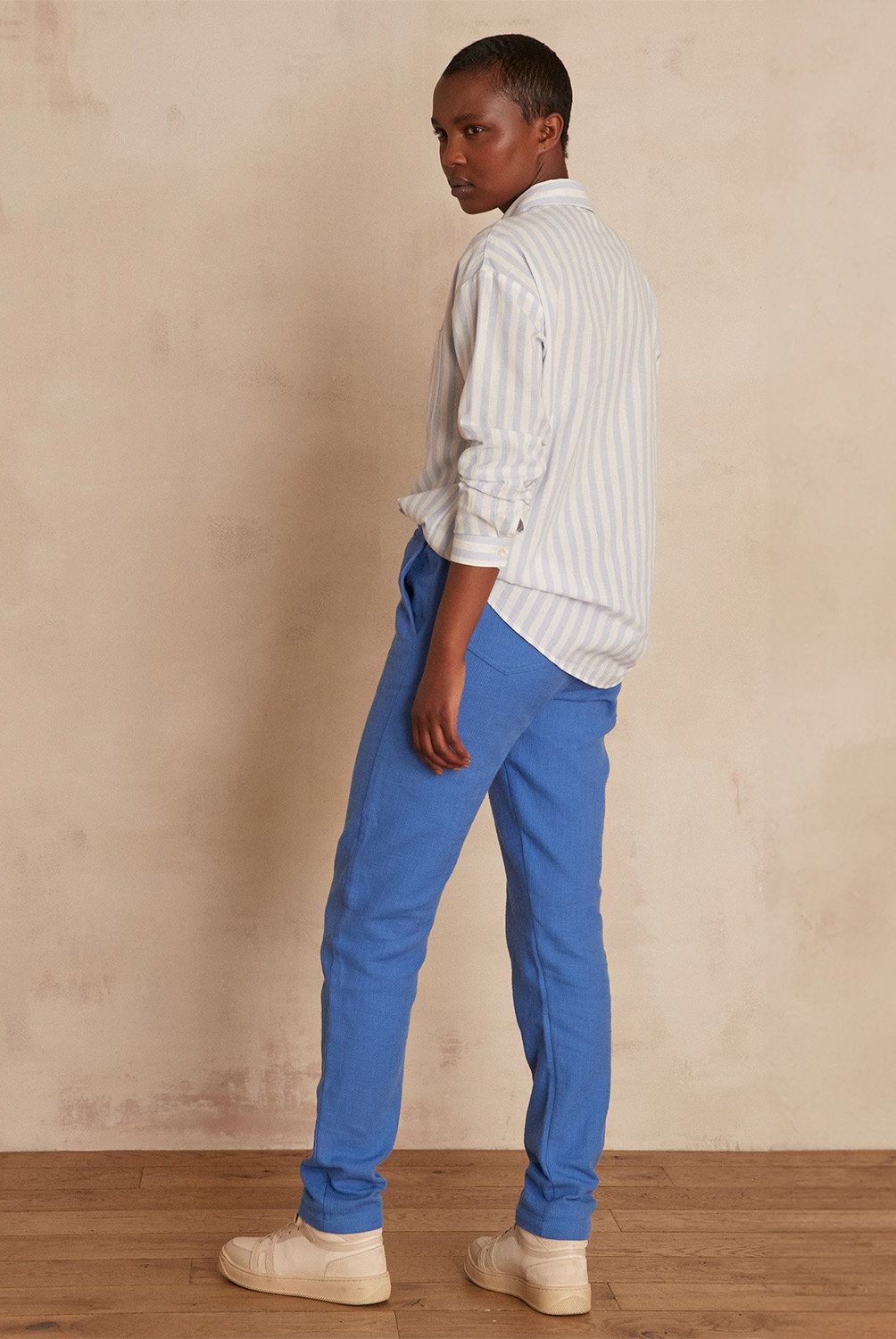 MAISON 123 - Pantalón Recto Algodón Mujer Maison 123