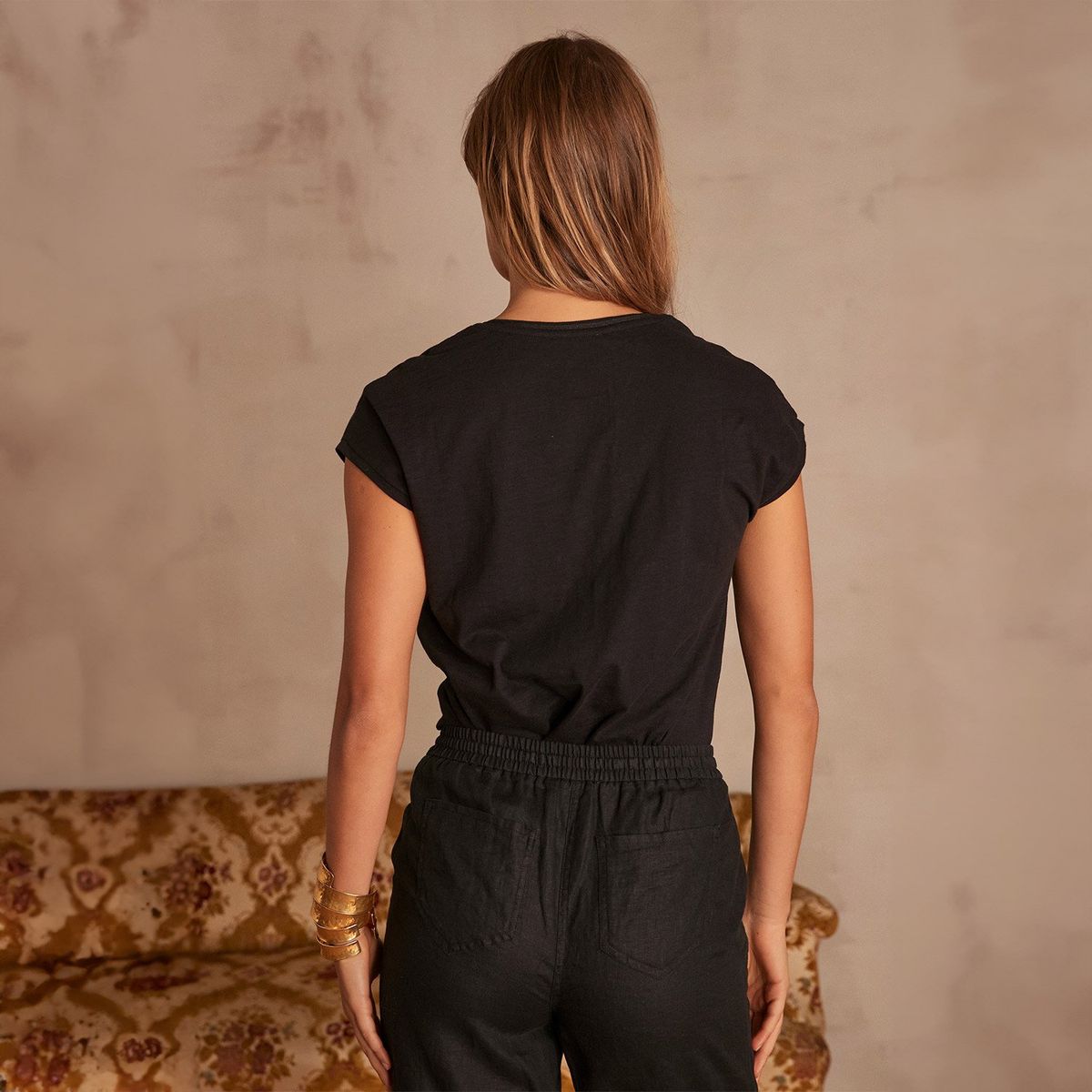 MAISON 123 - Polera Manga Corta Mujer Maison 123