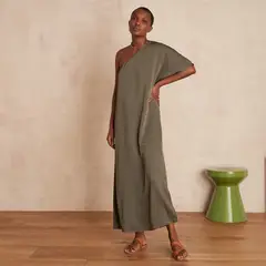 MAISON 123 - Vestido Una Manga Mujer