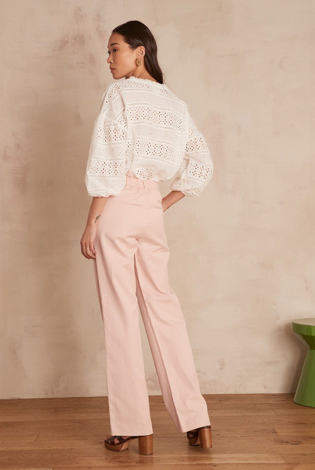 MAISON 123 - Pantalón Sastrero Mujer Maison 123