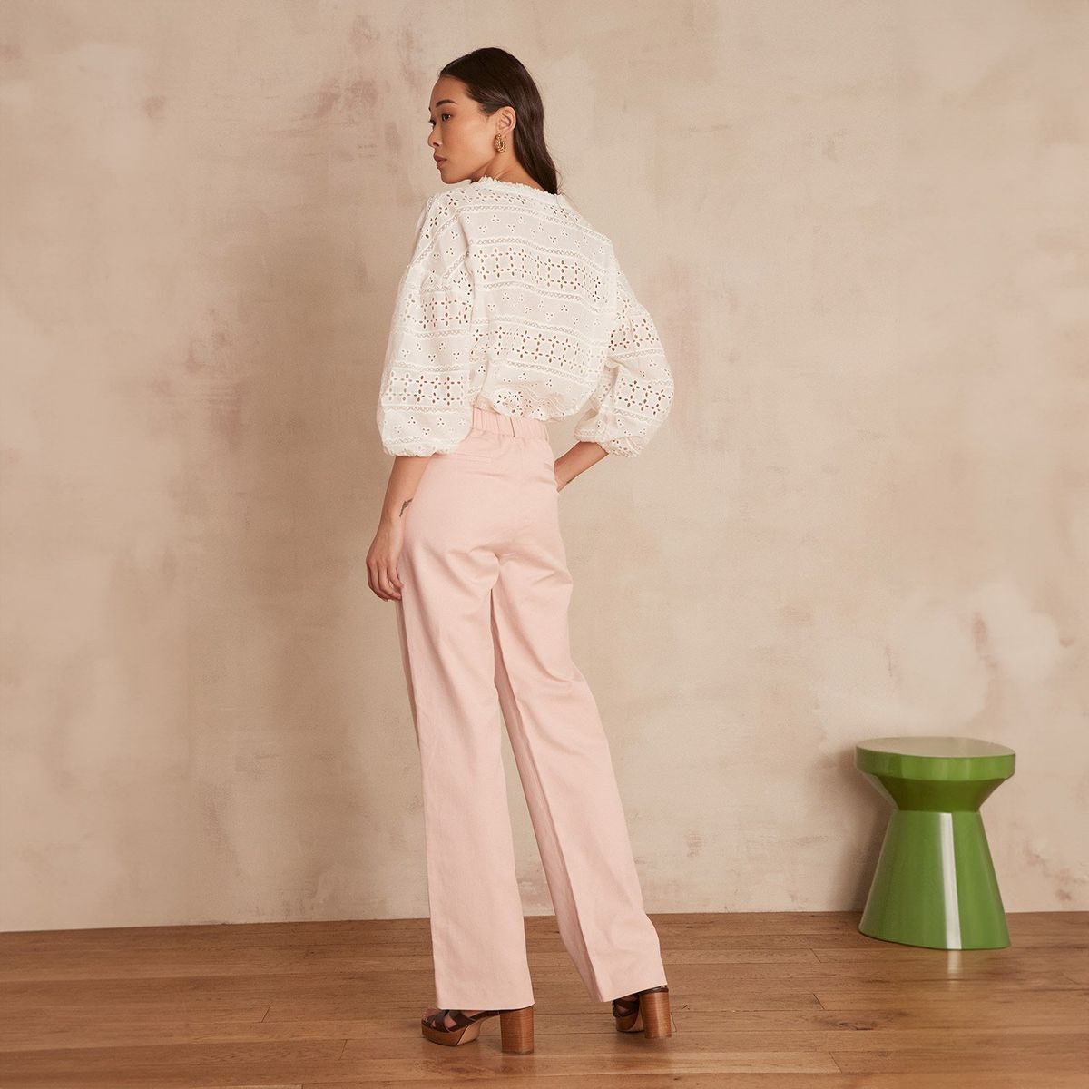 MAISON 123 - Pantalón Sastrero Mujer Maison 123