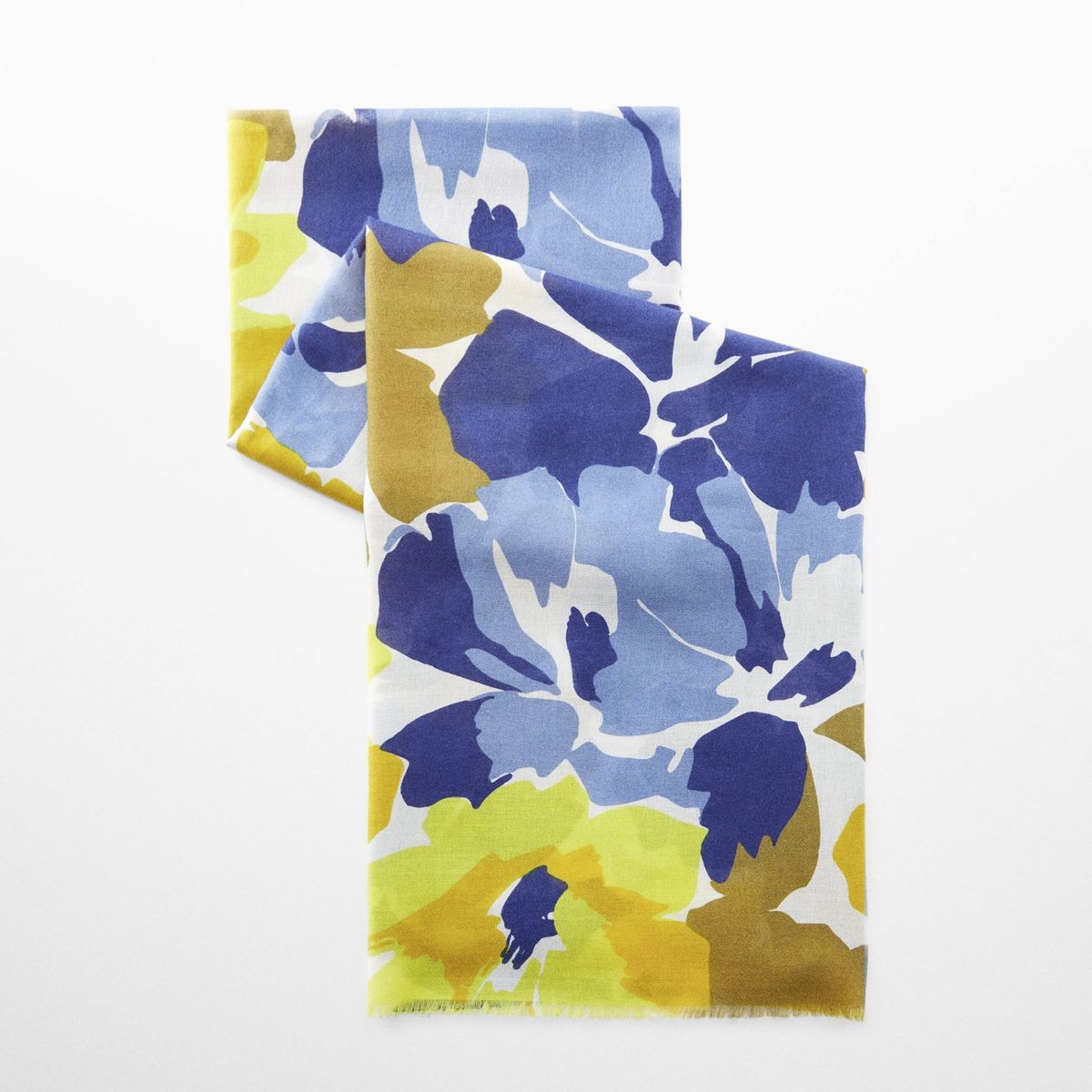 MANGO - Pañuelo Estampado Floral Mujer Mango