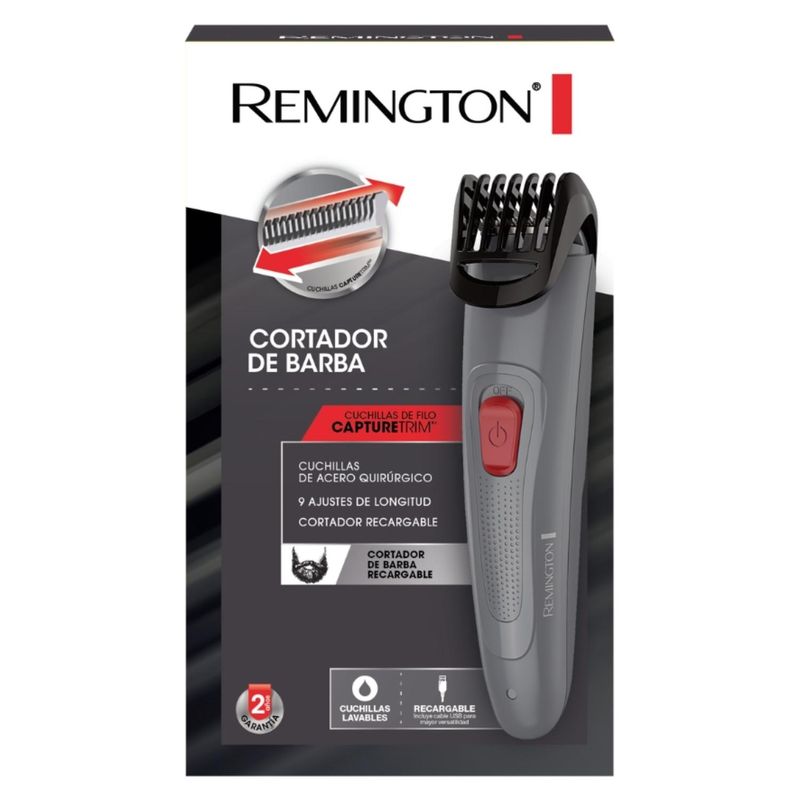REMINGTON Recortadora Recargable Inalámbrica Para Barba Con