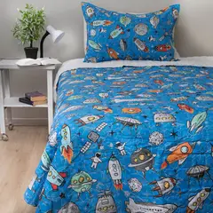DORAL - Quilt Sherpa Cohetes Da Vinci 1.5 Plaza