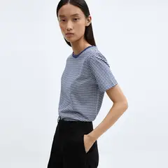 MANGO - Polera Manga Corta Mujer