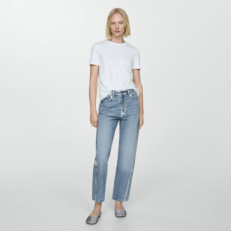 MANGO - Jeans Recto Nicola  Mujer Mango
