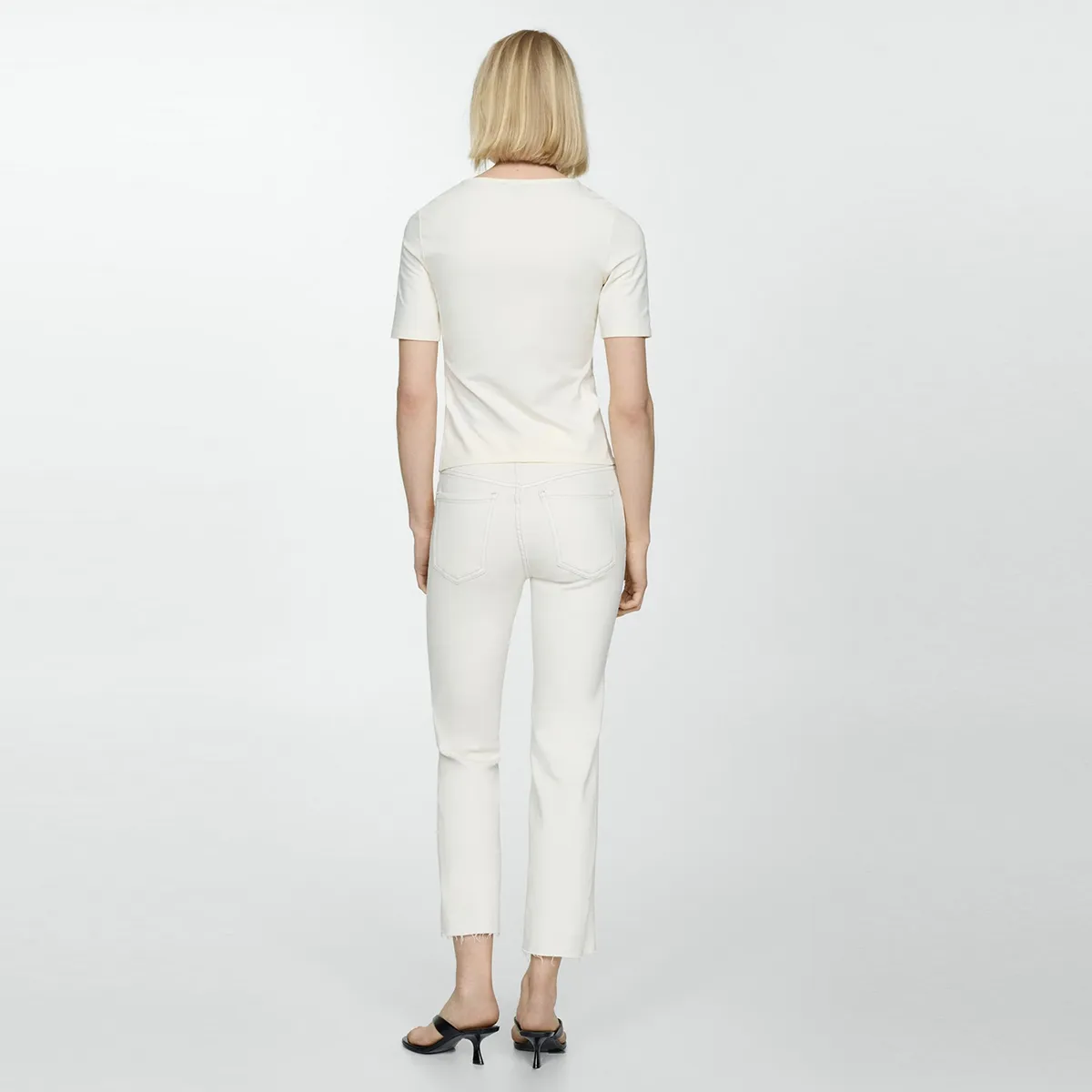 MANGO - Jeans Flare Sienna Mujer Mango