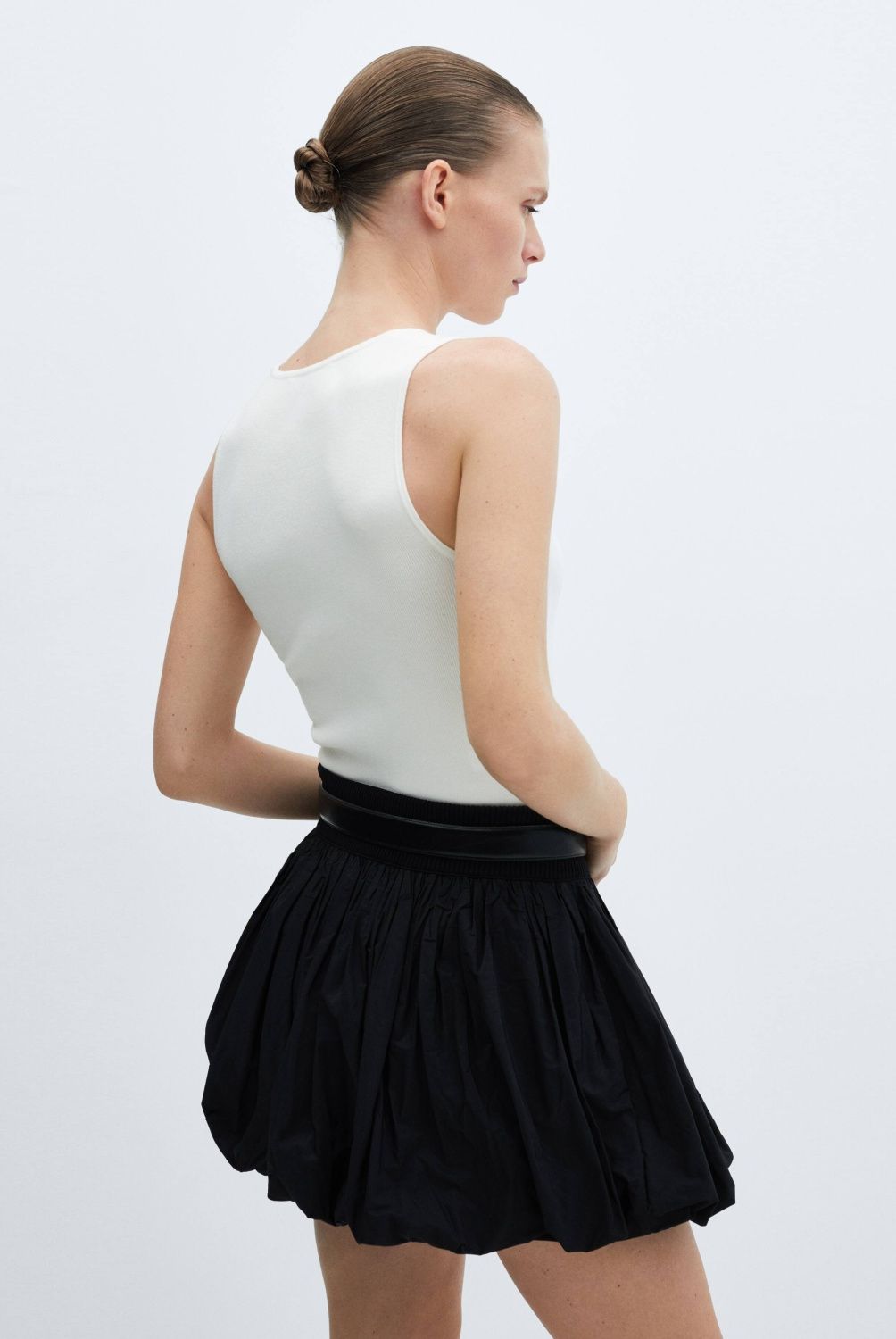 MANGO - Top Punto Tirantes Anchos Mujer Mango