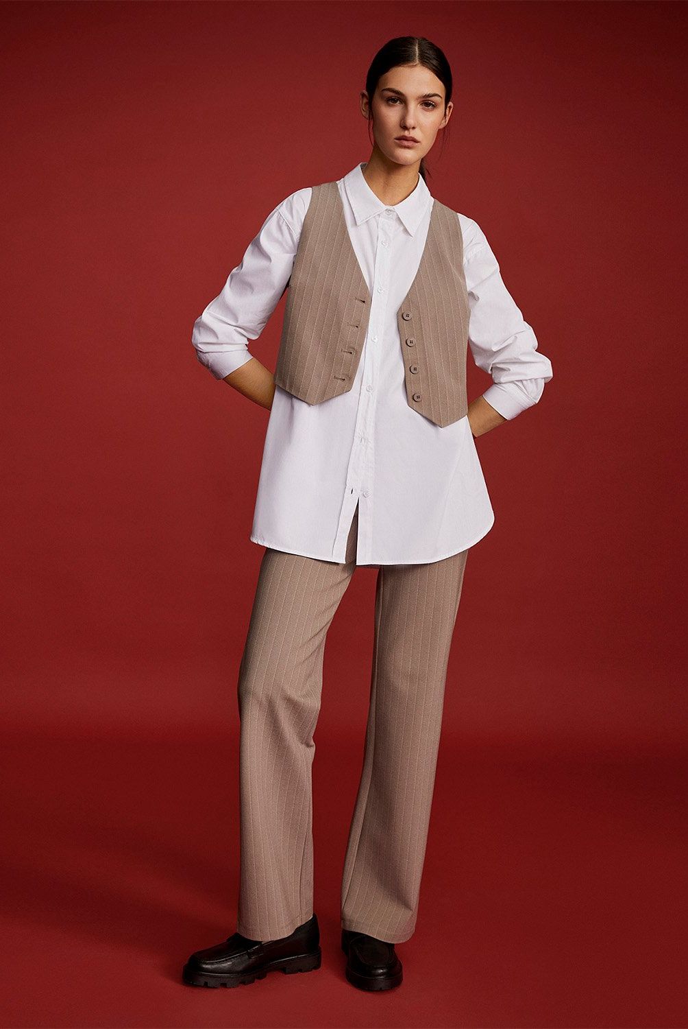 MANGO - Chaleco Traje Botones Vest Mujer Mango