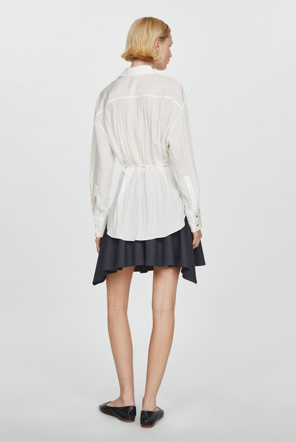 MANGO - Camisa Lazo Posterior Mujer Mango