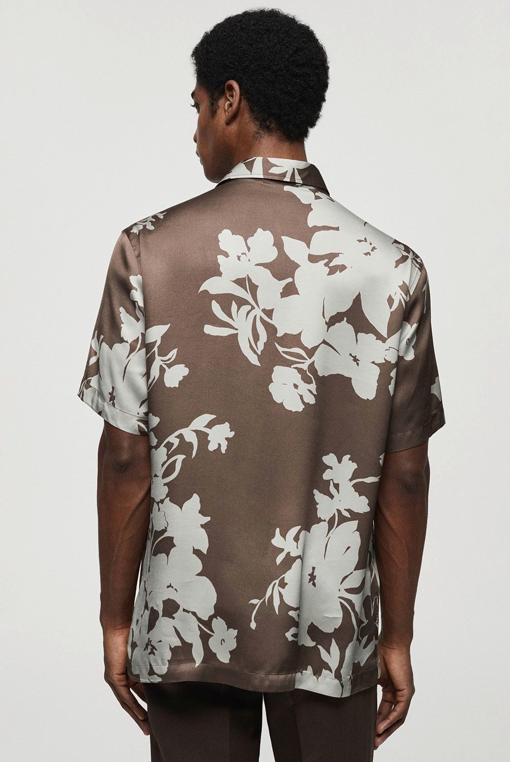 MANGO MAN - Camisa Fluida Estampado Floral Hombre Mango Man