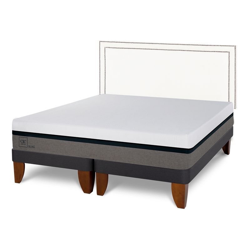 CIC - Cama Europea Balance 2 Plazas + Respaldo Cic