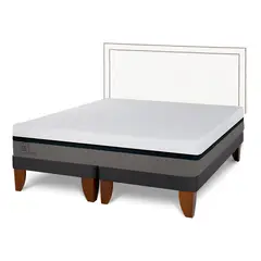 CIC - Cama Europea Balance 2 Plazas + Respaldo