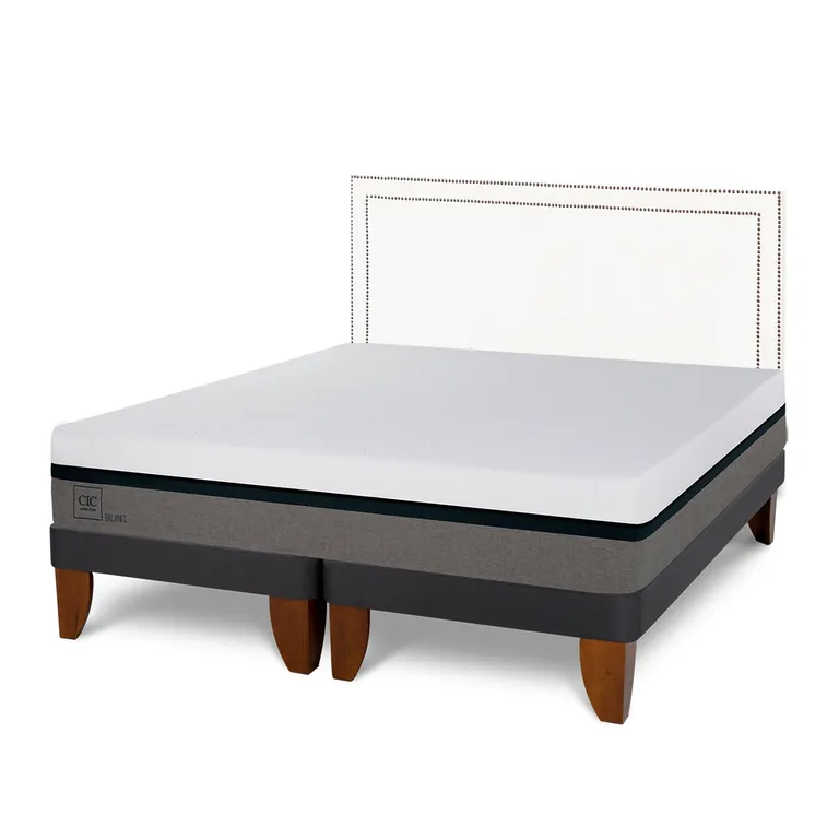Cama Europea Balance King + Respaldo