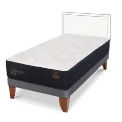 CIC - Cama Europea Premium 1.5 Plazas + Respaldo