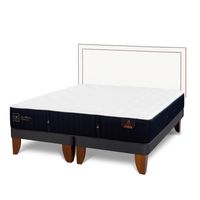 Cama Europea Premium 2 Plazas + Respaldo