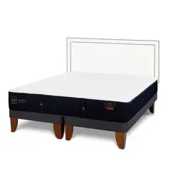 CIC - Cama Europea Premium 2 Plazas + Respaldo