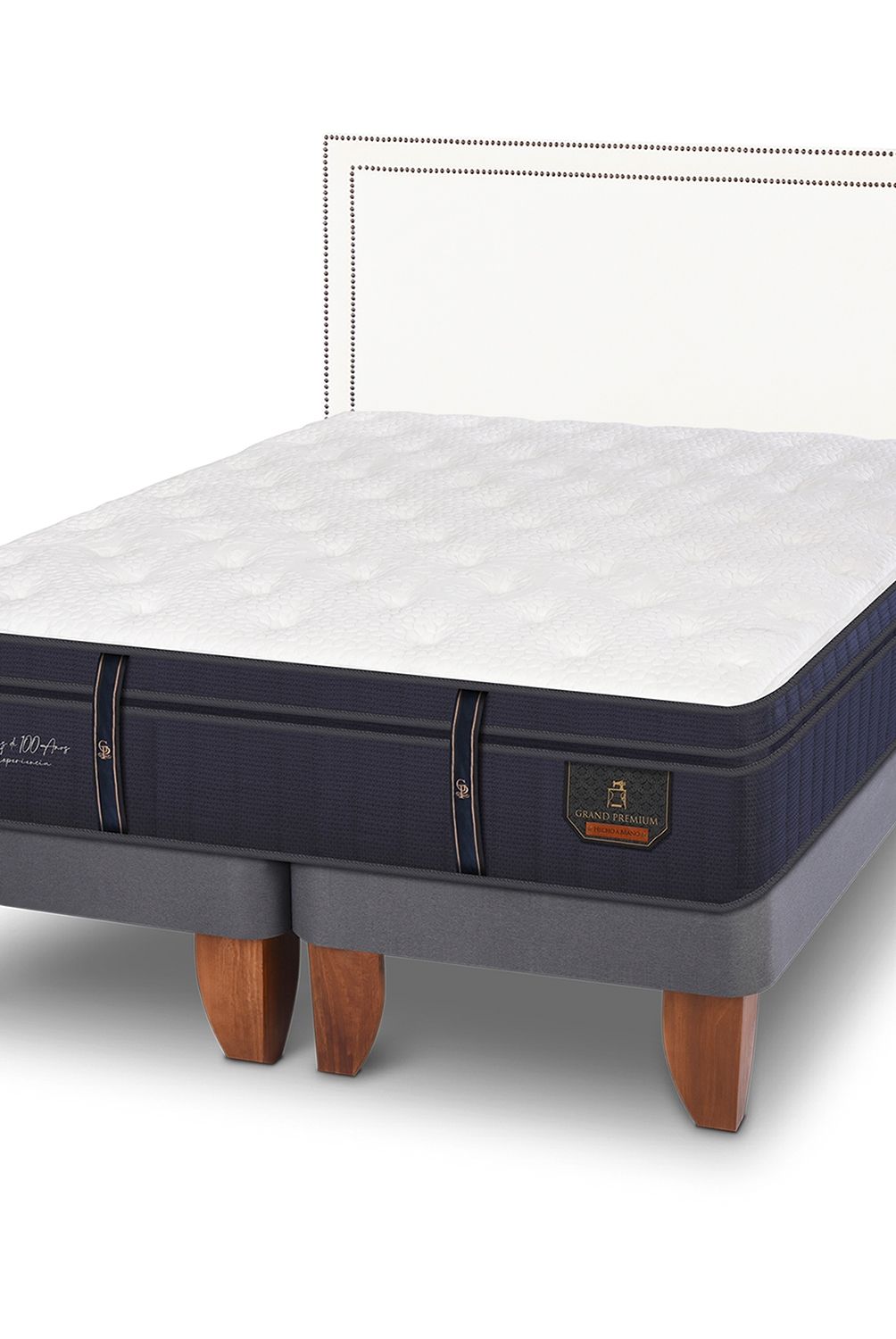CIC - Cama Europea G Premium King + Respaldo Cic