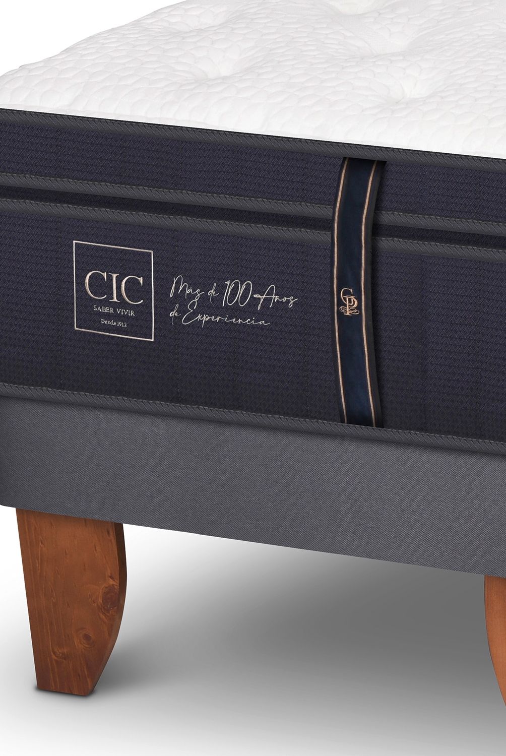 CIC - Cama Europea G Premium King + Respaldo Cic