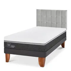 CIC - Cama Europea Ortopedic 1.5 Plazas + Respaldo