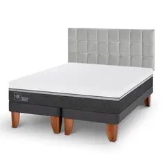 CIC - Cama Europea Ortopedic 2 Plazas + Respaldo