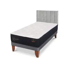 CIC - Cama Europea Premium 1.5 Plazas + Respaldo
