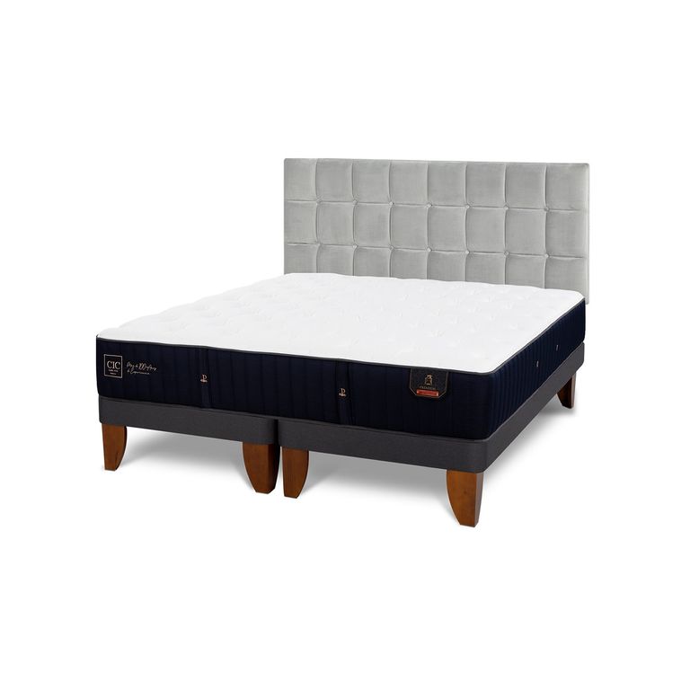 CIC Cama Europea Premium King + Respaldo