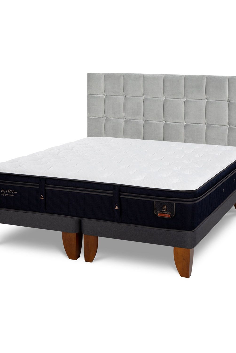 CIC - Cama Europea S Premium King + Respaldo Cic