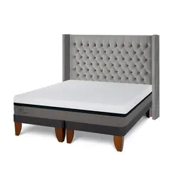 CIC - Cama Europea Balance 2 Plazas + Respaldo