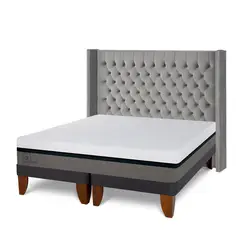 CIC - Cama Europea Balance King + Respaldo