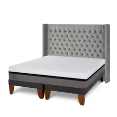 CIC - Cama Europea Balance Super King x 2.00mt Base Dividida + Respaldo