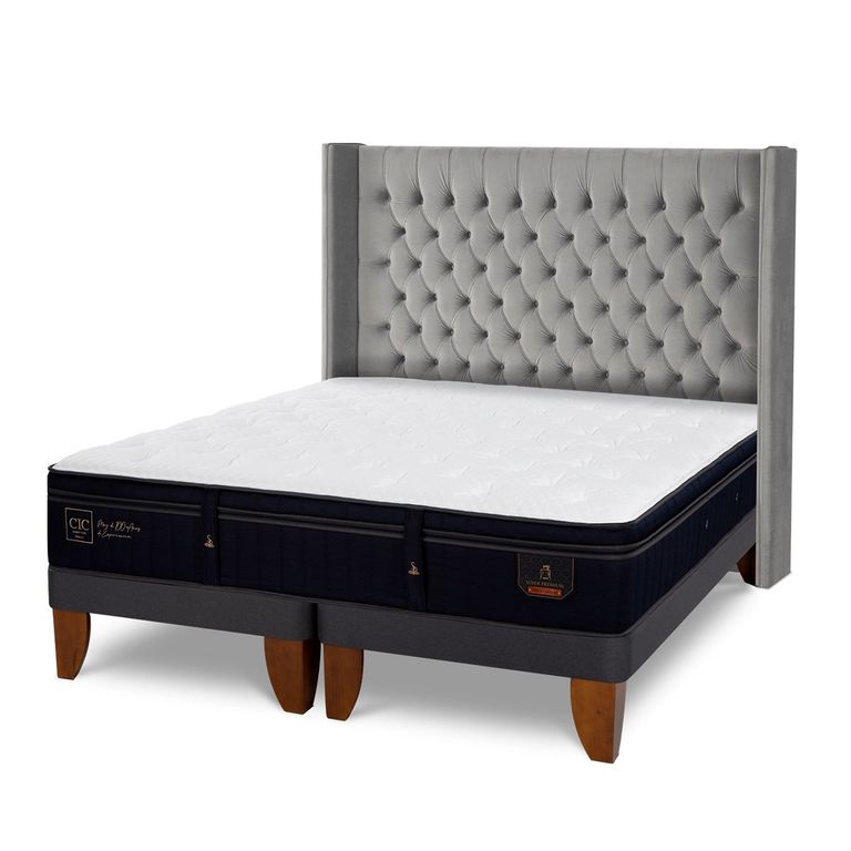 CIC Cama Europea S Premium King + Respaldo